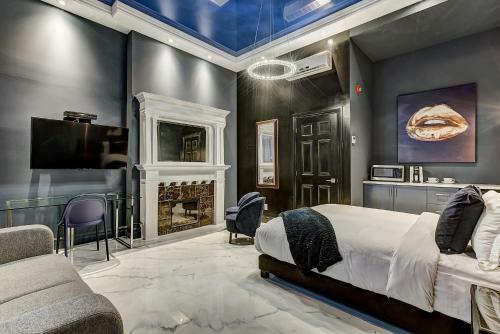 Hostal Room In Bb - Queen Studio Room Downtown Musees Montreal