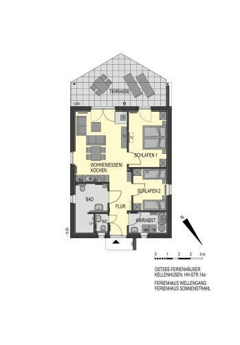 Sonnenstrahl & Wellengang Ferienhaus, Sonnenstrahl