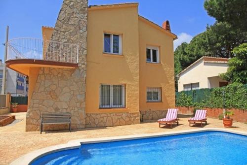 Castell-platja D'aro Villa Sleeps 7 Pool Wifi