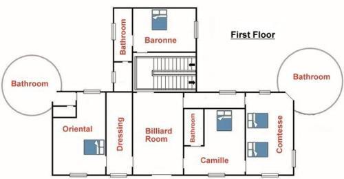Le Moulinaud Chateau Sleeps 12 Pool Wifi