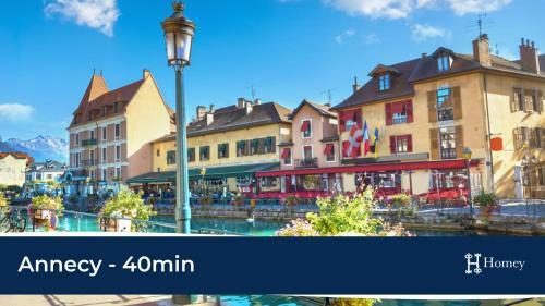 Apartamento Homey - Studio Pastel - Cocooning - Hyper Centre - Aux Portes de Geneve