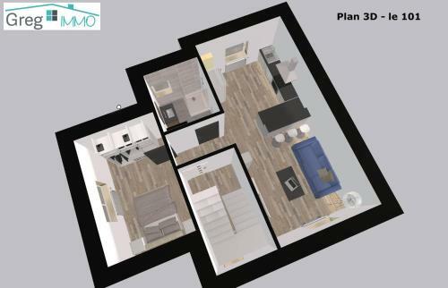 Apartamento Le 101-lumineux-netflix-son Devialet-gregimmo
