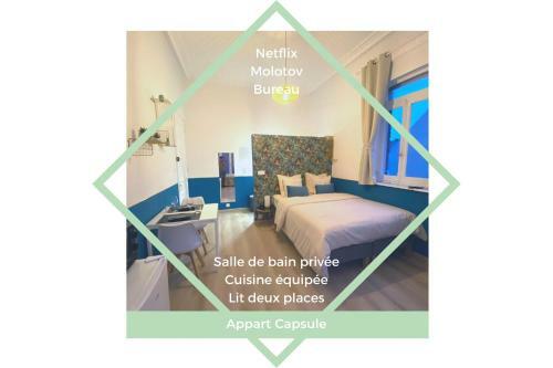 Apartamento Capsule Roubaix Lille Private Shower & Netflix