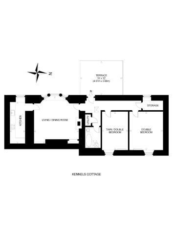 Apartamento Kennels Cottage, The Yair