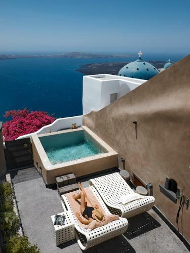 Luxury Villa Blue Dome Santorini