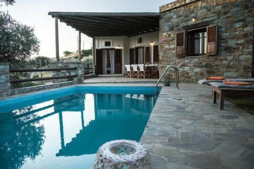 2ag252-house With A Pool In Andros