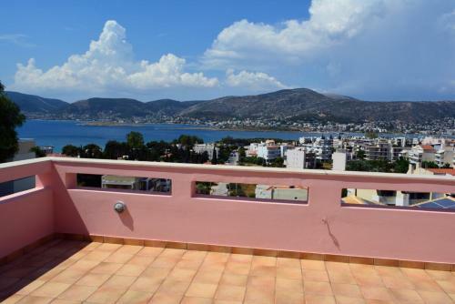 Villa Pink House With Panoramic View To Porto Rafti