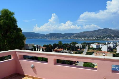 Villa Pink House With Panoramic View To Porto Rafti