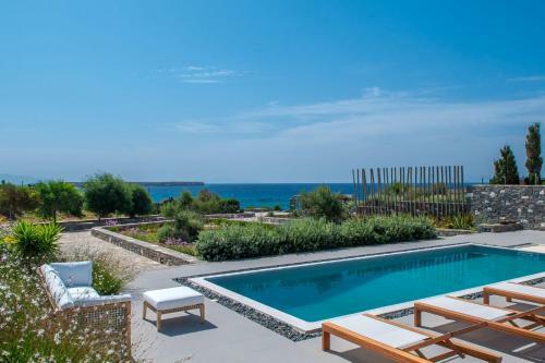 Luxury Paros Villa Master Villa Sea View Private Pool 3 Bdr Tserdakia