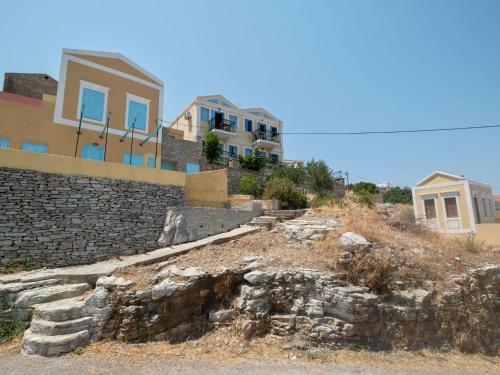 Bright Holiday Home In Symi Island With Balcony