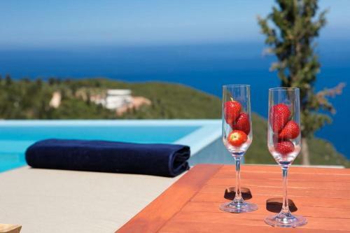 Seaview Lefkada Villa Villa Nefeli Stunning Infinity Pool Tsoukalades