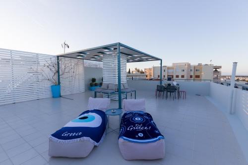 Apartamento Groovy & Cozy Apt With Private Seaview Rooftop Terrace