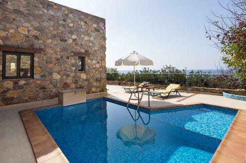 Meliti Sunset View & Private Pool Villa With Jacuzzi 4 Couples