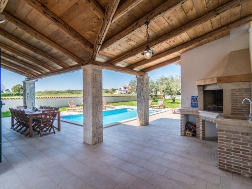 Minimalistically Decorated Villa Pomer With Private Pool And Fenced Yard