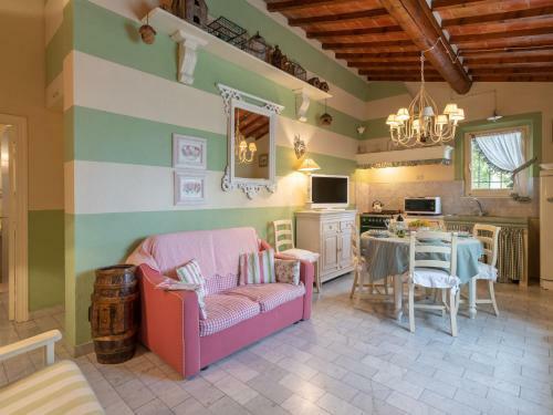 Villa Surrounded By The Beautiful, Sloping Tuscan Landscape