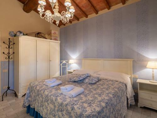 Villa Surrounded By The Beautiful, Sloping Tuscan Landscape