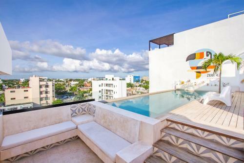 Apartamento Charming New Loft With Deck And Rooftop Pool By Beach