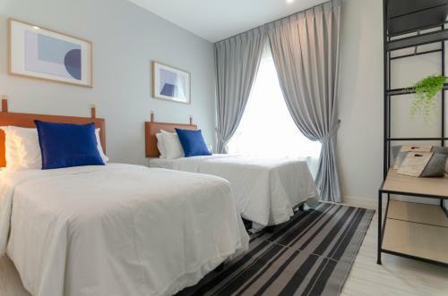 Apartamento Bright & Modern 2br Suasana 6, Balcony, Parking