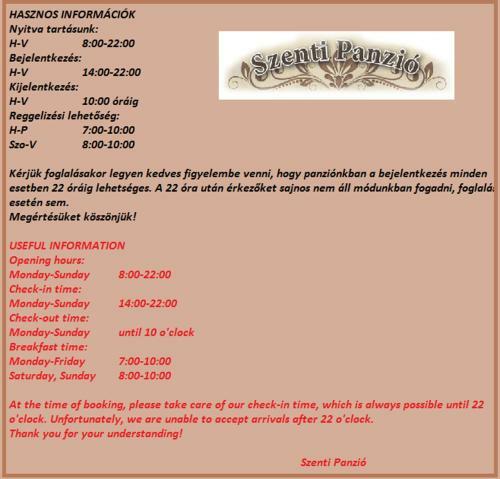Hostal Szenti Panzio