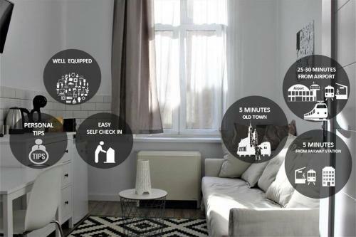 Apartamento Home Office Corner 5 I Old Town I Cosy Studio