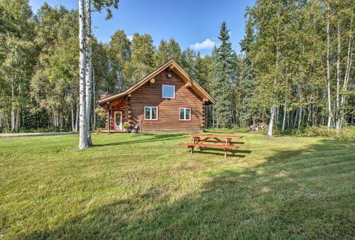 North Pole Log Cabin With Northern Lights Views!