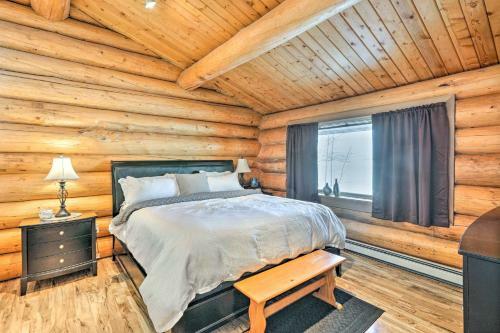 Genuine Log Cabin With Waterfront Deck And Views!