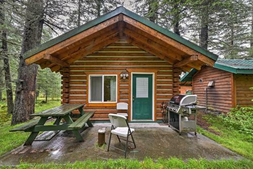 Creekside Seward Cabin With Bbq Fire Pit On 3 Acres!