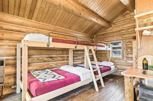 Pink Salmon - Kenai Kuik Cabins - Riverfront Dock Cabin