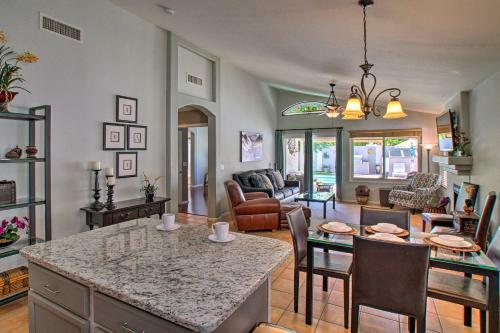 Modern Phoenix Oasis With Heated Pool, Patio And Grill