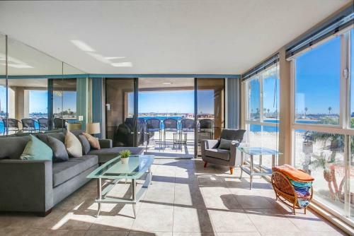 Waterfront Corner Townhome, Full Floor Windows, Balcony