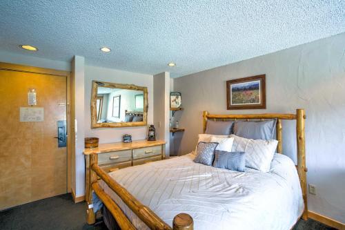 Apartamento Breck Ski-in And Out Studio Steps To Quicksilver Lift!