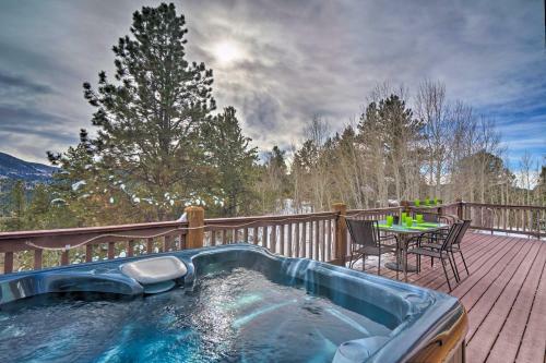 Secluded Hilltop Hideaway With Deck And Mountain Views!