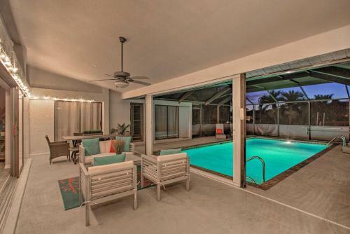 Modern Cape Coral Home With Pool, Dock And Gulf Access