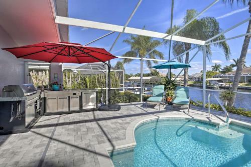 Coral Sunrise Waterfront Retreat With Pool And Patio!