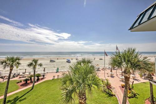 Apartamento Daytona Beach Studio With Oceanfront Balcony And Pool!