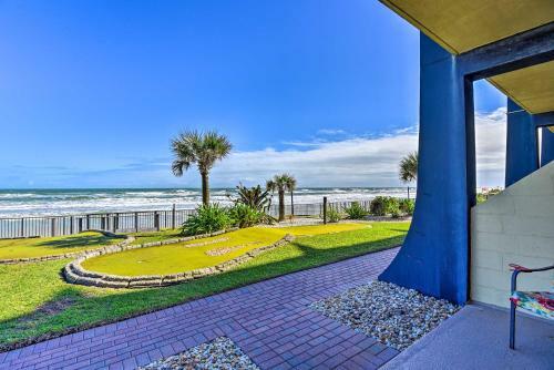 Apartamento Oceanfront Resort Condo Steps To Daytona Beach!