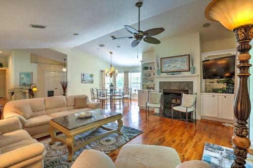St Augustine House With Gas Grill - Walk To Beach!