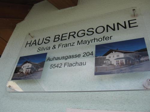 Apartamento Haus Bergsonne