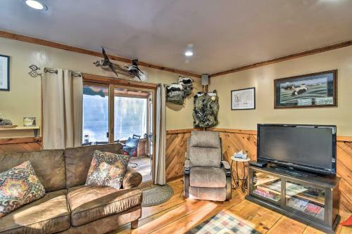 Rustic Searsport Cabin Loft And Sunroom On 10 Acres