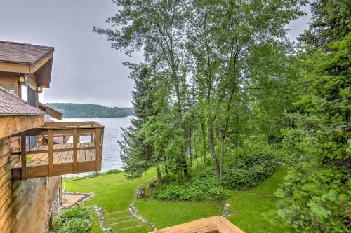Chicagon Lakefront Cabin With Private Sauna & Dock Home