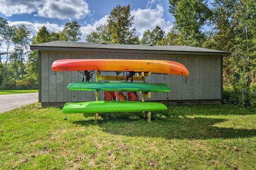Riverfront Traverse City Cabin With Kayaks And Fire Pit