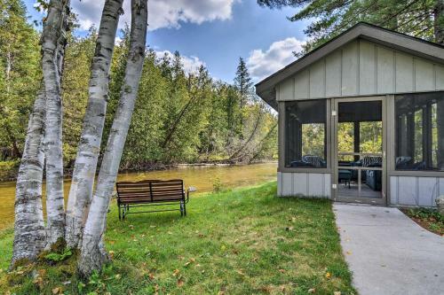 Riverfront Traverse City Cabin With Kayaks And Fire Pit
