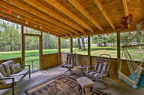 Rustic Cloquet Home With 3-season Porch And Fire Pit