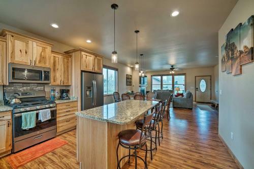 Modern Home On Golf Course With Game Room And Fireplace
