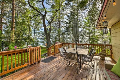 Flathead Lake House With Private Beach And Boat Dock!
