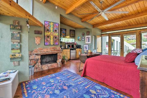 Apartamento Geometric Glorieta Studio On 11 Picturesque Acres!