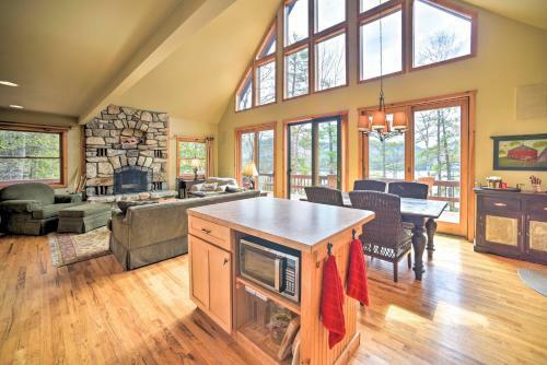 Adirondack Oasis Lake House With Dock And Deck!