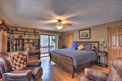 Luxury Asheville Home With Game Room, Fire Pit And Deck