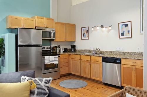 Apartamento 2br Hip Downtown Apt + Apple Tv + Wifi + Gym