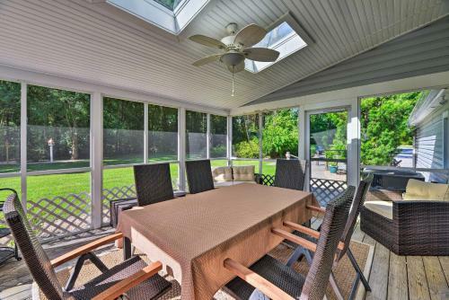 Riverfront Blounts Creek Home With Dock And Beach!